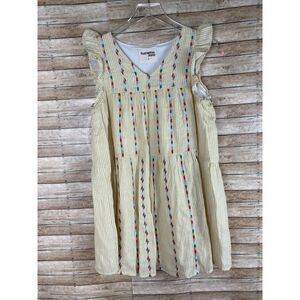 Savanna Jane YeloozBabydoll Dress sz Small